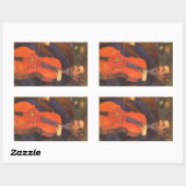 Speler Schneklud Portrait van Paul Gauguin Rechthoekige Sticker (Vel)