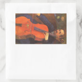 Speler Schneklud Portrait van Paul Gauguin Rechthoekige Sticker (Tas)