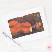 Speler Schneklud Portrait van Paul Gauguin Rechthoekige Sticker (Envelop)