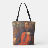 Speler Schneklud Portrait van Paul Gauguin Tote Bag (Achterkant)