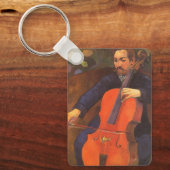 Speler Schneklud Portret door Paul Gauguin Sleutelhanger (Voorkant)