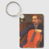 Speler Schneklud Portret door Paul Gauguin Sleutelhanger (Voorkant)