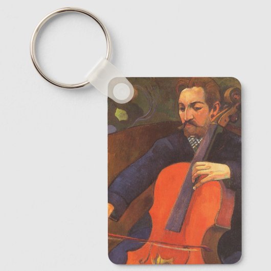 Speler Schneklud Portret door Paul Gauguin Sleutelhanger (Voorkant)