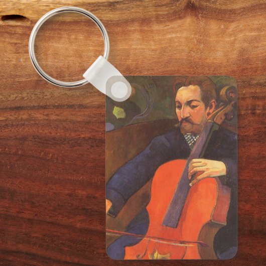Speler Schneklud Portret door Paul Gauguin Sleutelhanger (Voorkant)