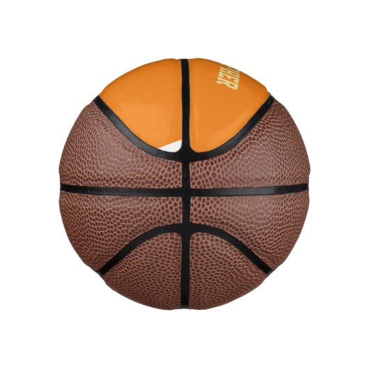 Speler Team Club Naam Nummer Aangepaste Monogramme Basketbal (Rechts)