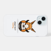 Speler Twee Laadt Moppe Gamer Vos Controller iPhone 15 Case (Achterkant horizontaal)