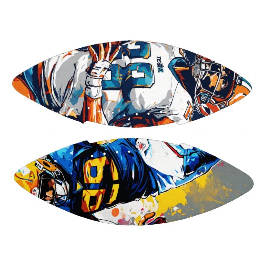 Speler van het Football (Panelen)