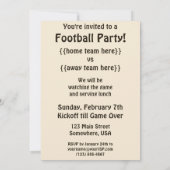  Speler van het Football van de Sport met de Uitno Kaart (Achterkant)