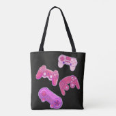 spelers bedieningselementen tote bag (Achterkant)