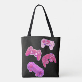 spelers bedieningselementen tote bag