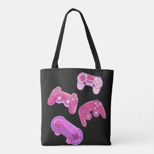 spelers bedieningselementen tote bag (Achterkant)