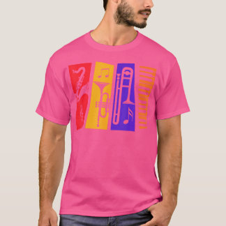 Spelers Jazz Muziek T-shirt