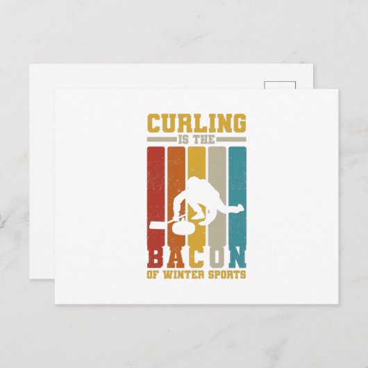 Spelers krullen briefkaart (Voorkant / Achterkant)