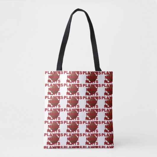 Spelers maken spelen tote bag (Voorkant)
