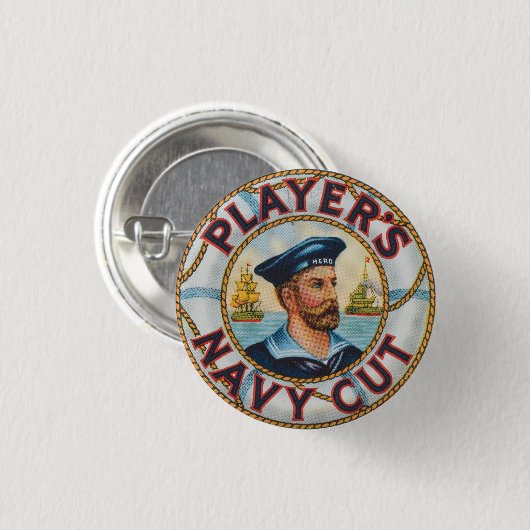 Spelers marinesnijproces snijden ronde button 3,2 cm (Voorkant /achterkant)