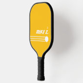 Spelers noemen drie strepen geel pickleball paddle (Links)