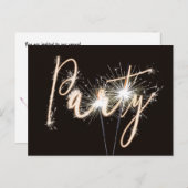 Spelers op zwarte pagina briefkaart (Voorkant / Achterkant)