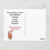 Spelers op zwarte pagina briefkaart (Achterkant)