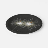 Spelers op zwarte pagina papieren bordje (Gekanteld)