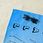 Spelers Posities Liefde Netball Strandlaken (In situ)