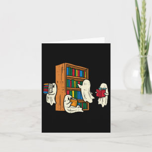 Spelers Reading Books leraar Halloween Librarian B Kaart