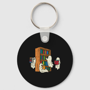 Spelers Reading Books leraar Halloween Librarian B Sleutelhanger