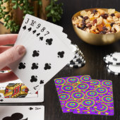 Spelkaartdeck regenboogstraal Paarse harten Pokerkaarten (Insitu)