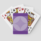 Spelkaarten - cirkels en diamant pokerkaarten (Achterkant)