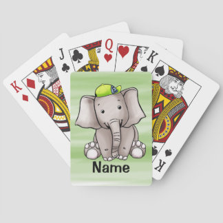 Spelkaarten, Cute Elephant Cartoon Pokerkaarten