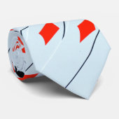 Spelkaarten, diamanten en golfplaten, Mannen zilve Stropdas (Opgerold)