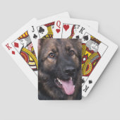 Spelkaarten German Shepherd Dog Alsatian Pokerkaarten (Achterkant)