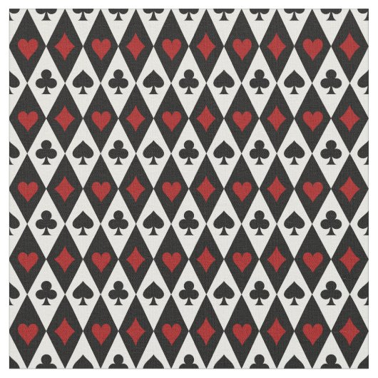 Spelkaarten Harlequin Stof (Close Up)