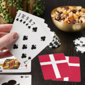 Spelkaarten met vlag van Denemarken Pokerkaarten (Insitu)