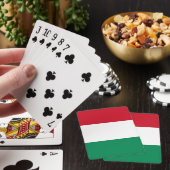 Spelkaarten met vlag van Hongarije Pokerkaarten (Insitu)