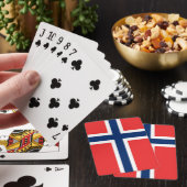 Spelkaarten met vlag van Noorwegen Pokerkaarten (Insitu)