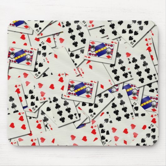 Spelkaarten Mousepad Muismat (Voorkant)