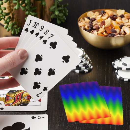 Spelkaarten - Regenbooggolven Pokerkaarten (Insitu)