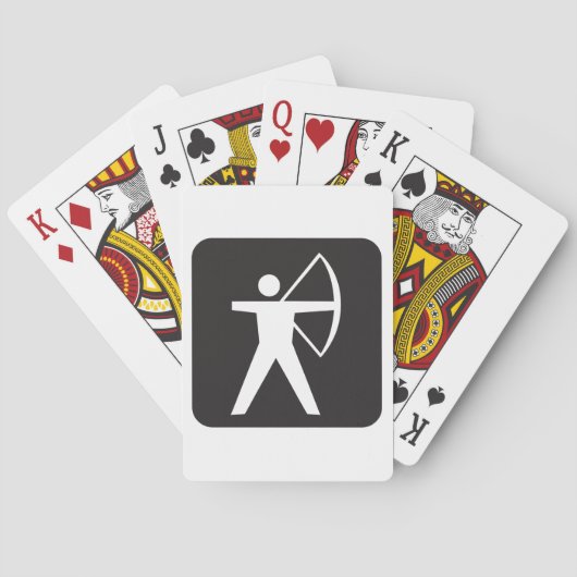 Spelkaarten voor boogsymbolen pokerkaarten (Achterkant)