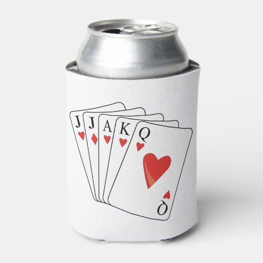Spelkaarten voor Euchre Blikjeskoeler (Blikje Voorkant)