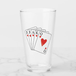 Spelkaarten voor Euchre Glas