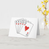 Spelkaarten voor Euchre Kaart (Gele Bloem)