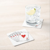 Spelkaarten voor Euchre Kartonnen Onderzetters (Insitu)