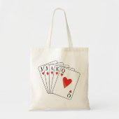 Spelkaarten voor Euchre Tote Bag (Voorkant)