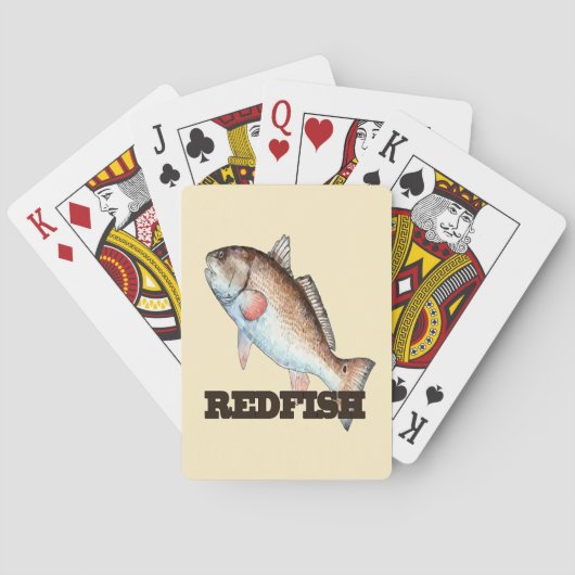 Spelkaarten voor roodvissen pokerkaarten (Achterkant)