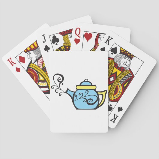 Spelkaarten voor theepot pokerkaarten (Achterkant)