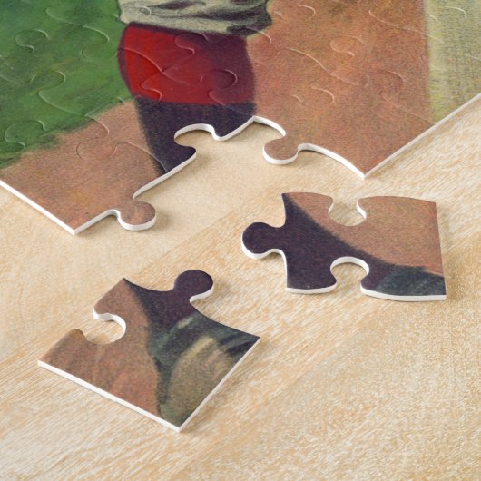  spelkunstwerk voor honkbal (1909) legpuzzel (Zijkant)