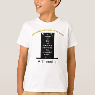 Spell Arithmetic Magician Rabbit Pet Stars T-shirt