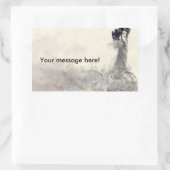 Spell Caster Rechthoekige Sticker (Tas)