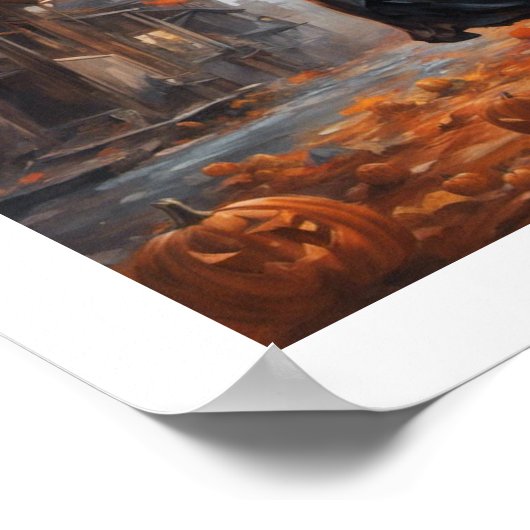 Spell Casting Witch Poster (Hoek)