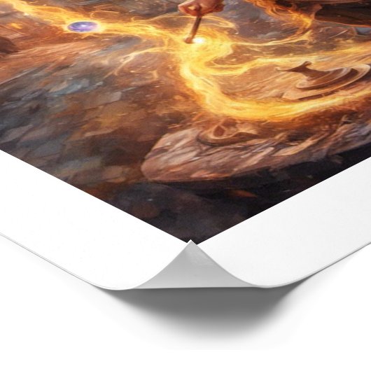 Spell Casting Witch Poster (Hoek)